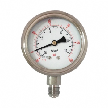  All Stainless Steel Pressure Gauge	