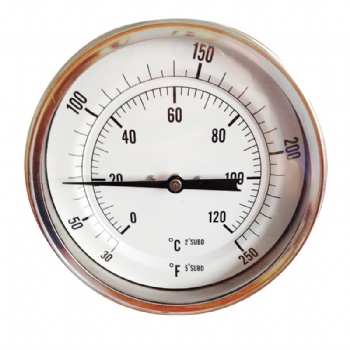  Back Connection Bimetal Thermometer	